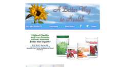 Desktop Screenshot of betterway2health.com